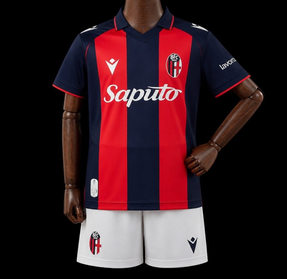 Maillot enfant Bologne 26/27 version fan — vue face
