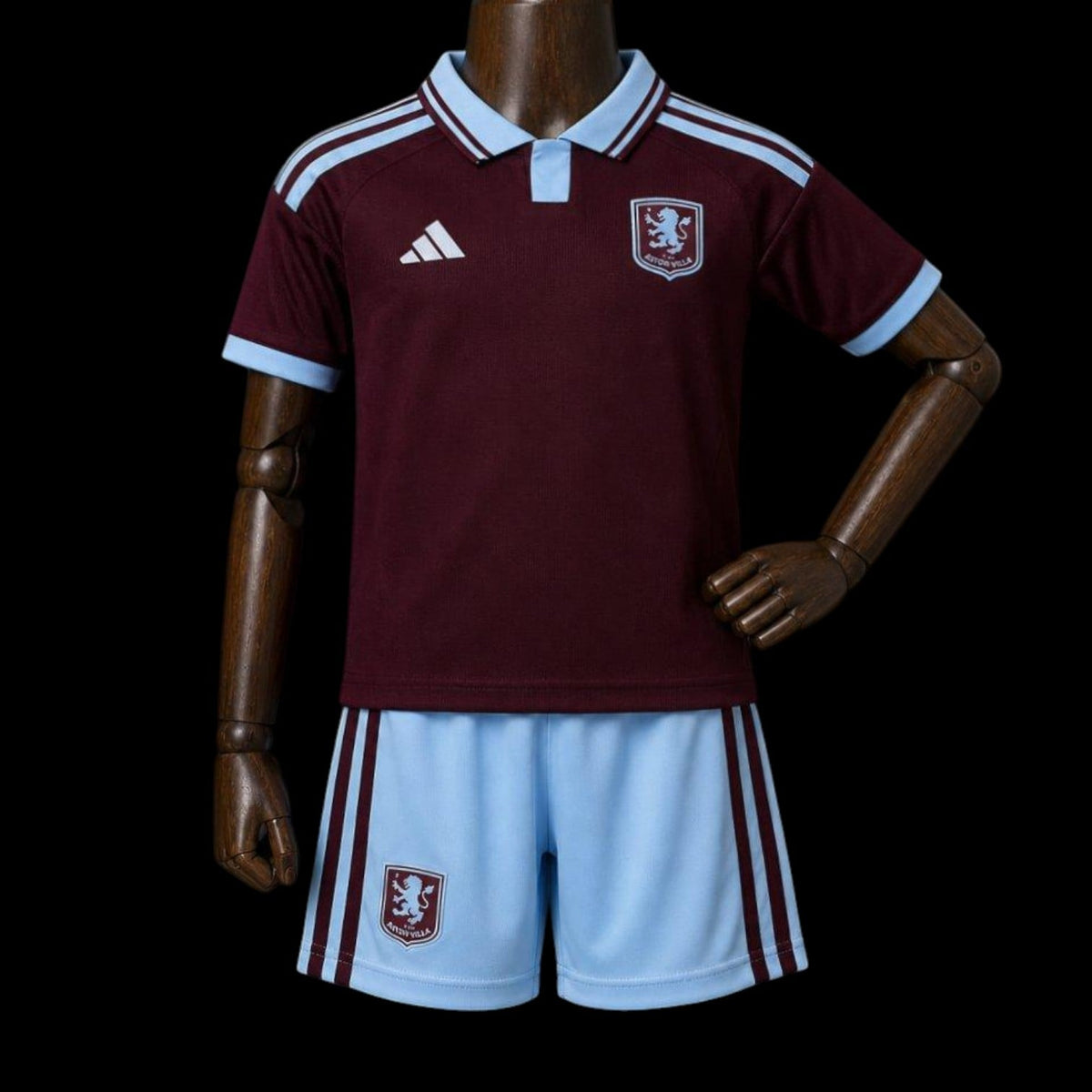 Maillot enfant Aston Villa 26/27 version fan — vue face