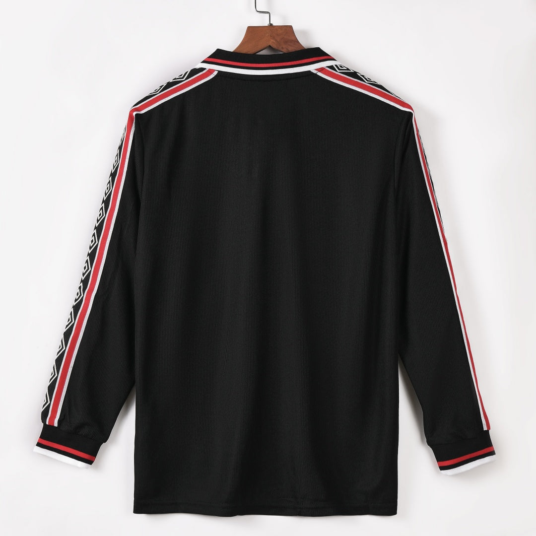 Maillot manches longues Manchester United 98/99 version fan — vue dos