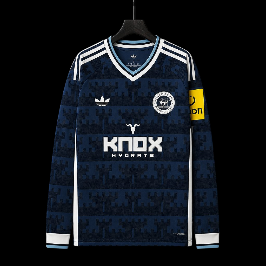 Maillot manches longues Newcastle 26/27 version fan — vue face