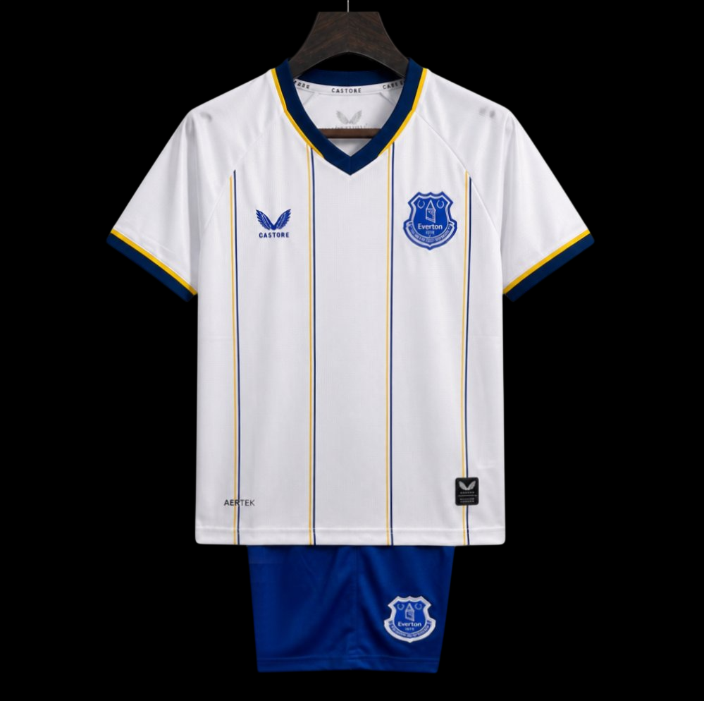 Maillot enfant Everton FC 26/27 version fan — vue face