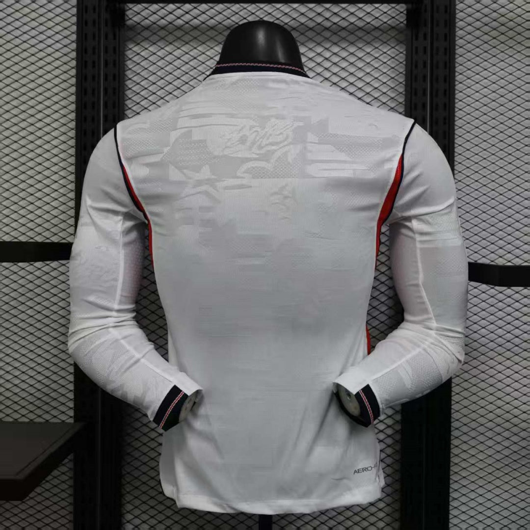 Maillot manches longues Angleterre 25/26 version joueur — vue dos
