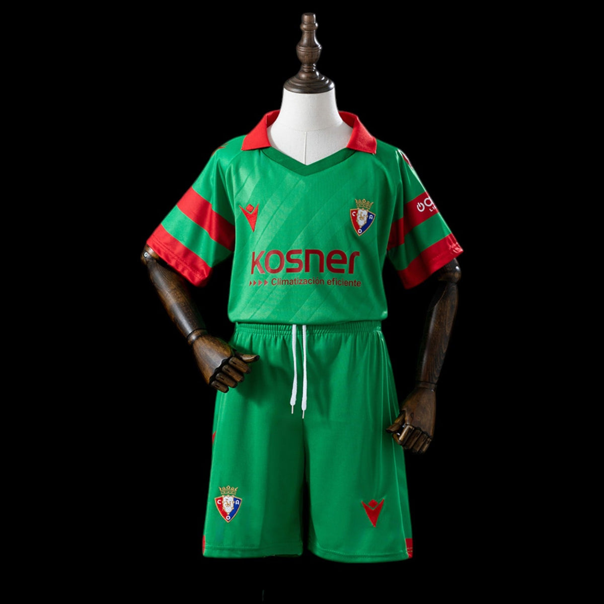 Maillot enfant Osasuna 25/26 version fan — vue face