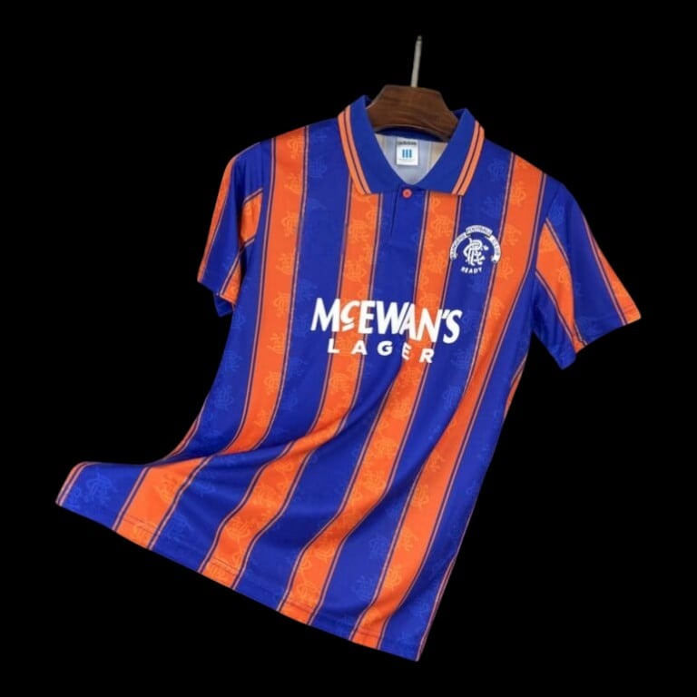 Maillot Rangers FC 93/94 version fan — vue face