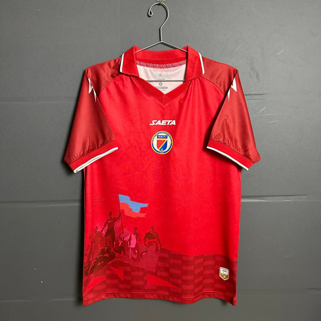 Maillot Haiti 2026 version fan — vue face