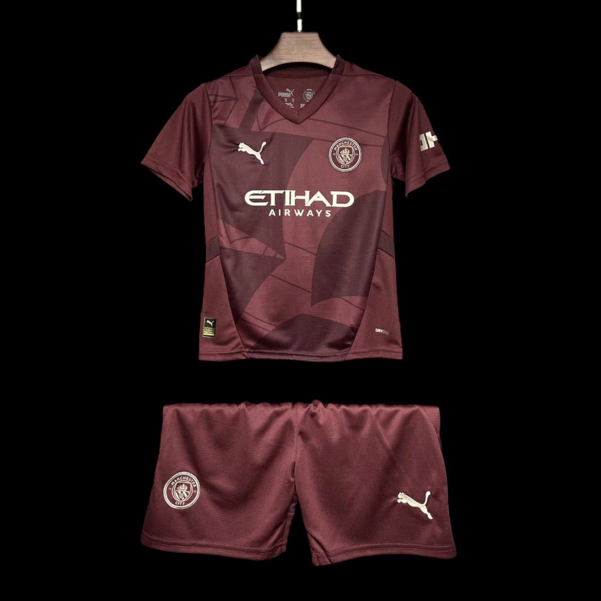 Maillot enfant Manchester City 24/25 version fan — vue face