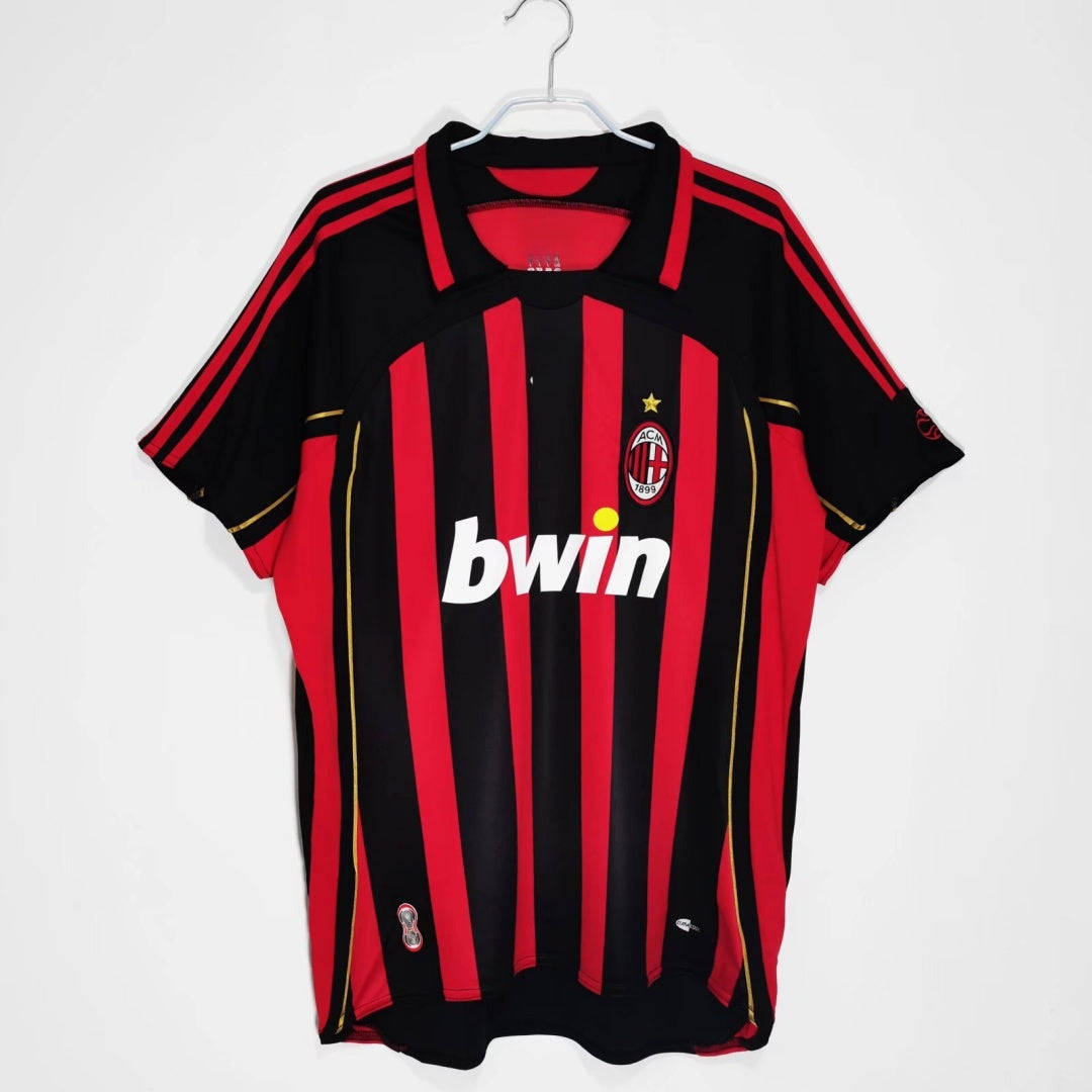 Maillot Milan AC 06/07 version fan — vue face