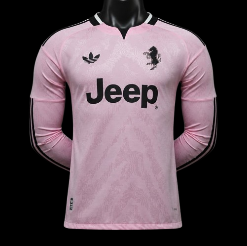 Maillot manches longues Juventus 26/27 version joueur — vue face