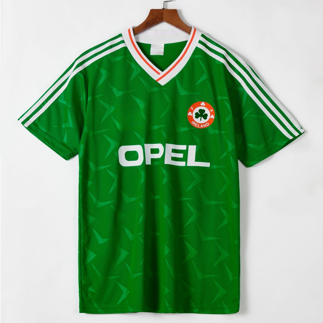 Maillot Irlande 1990 version fan — vue face