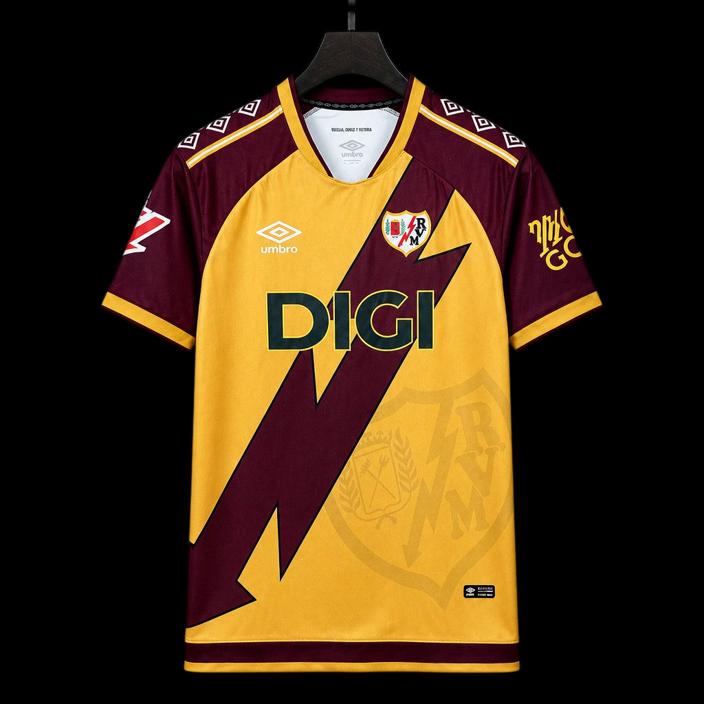 Maillot Rayo Vallecano 26/27 version fan — vue face