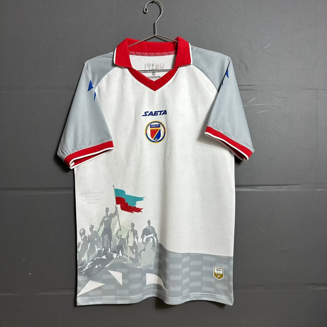 Maillot Haiti 2026 version fan — vue face