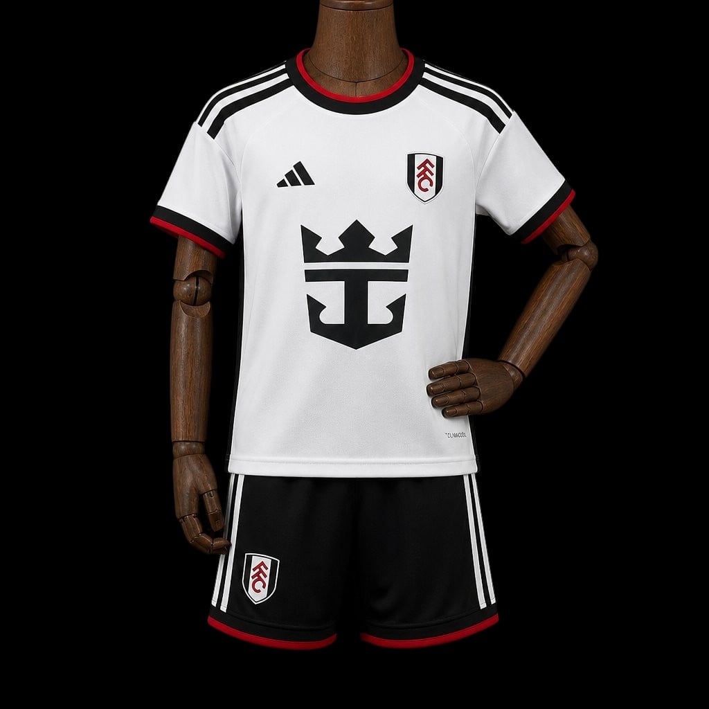 Maillot enfant Fulham 26/27 version fan — vue face