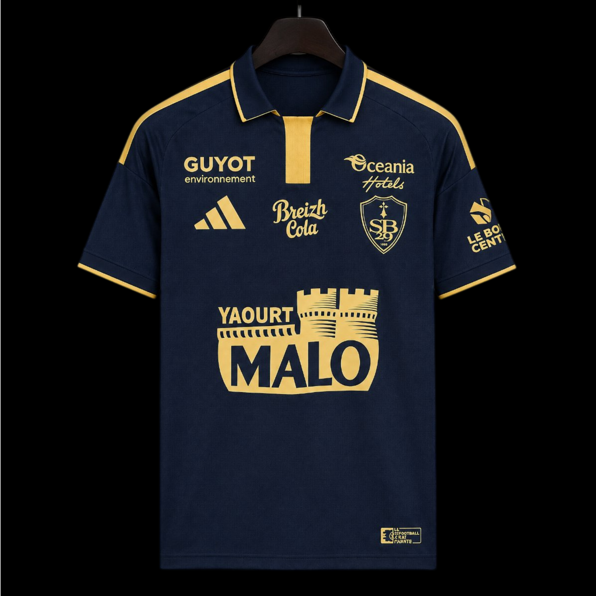 Maillot Stade Brestois 26/27 version fan — vue face