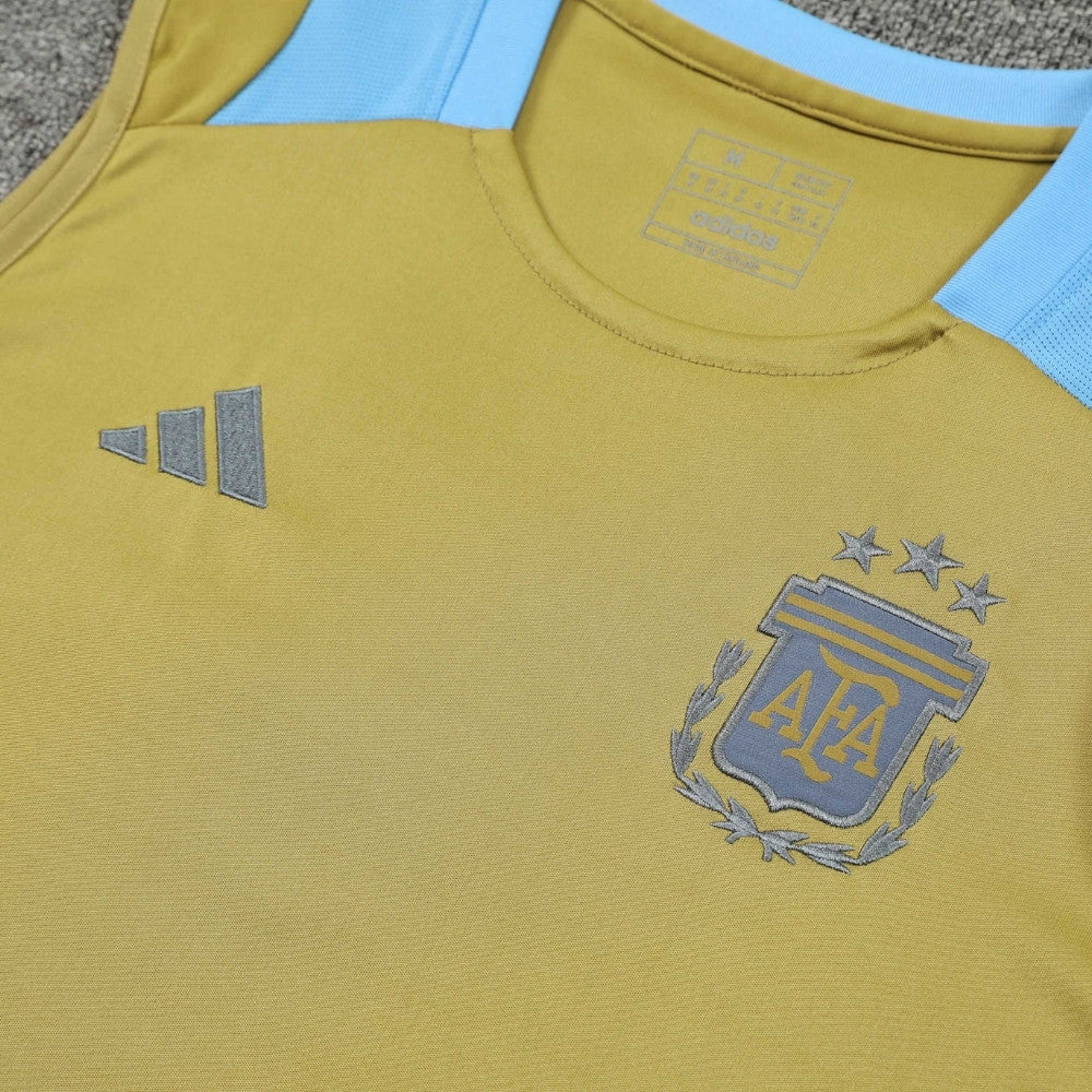 Ensemble Débardeur Argentine Jaune 2024
