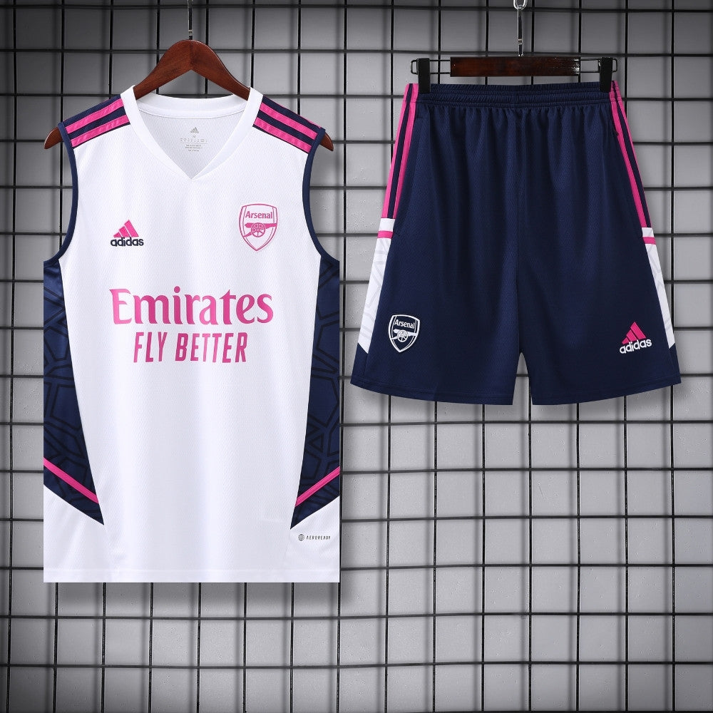 Ensemble Débardeur Arsenal Blanc & Bleu 23-24