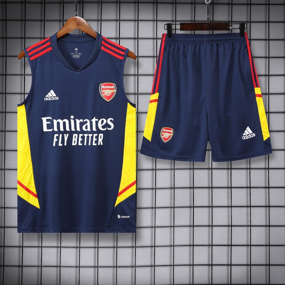 Ensemble Débardeur Arsenal Bleu & Jaune 22/23