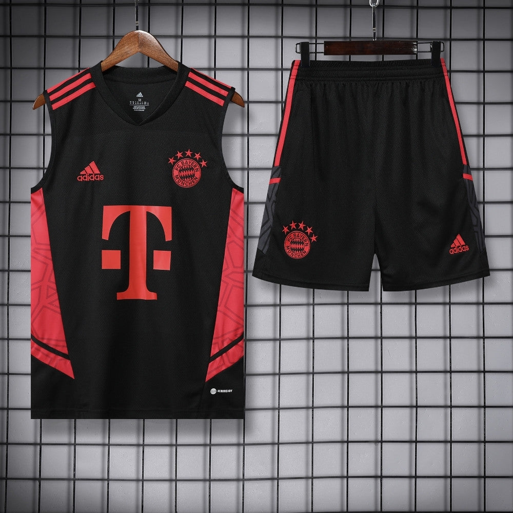 Ensemble Débardeur Bayern Munich Noir & Rouge 23_24