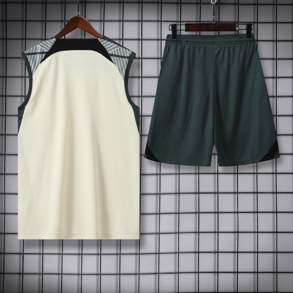 Ensemble Débardeur FC Barcelone Beige 23/24