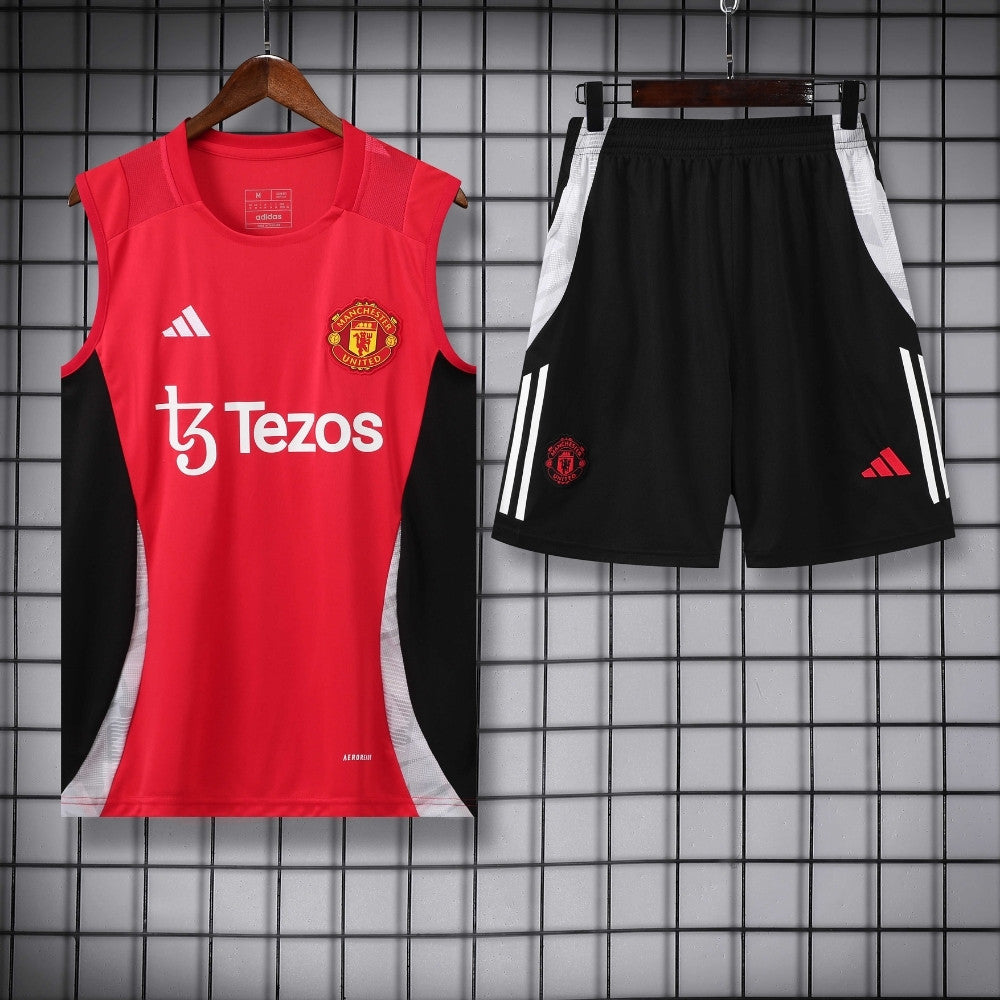 Ensemble Débardeur Manchester United Rouge 24/25