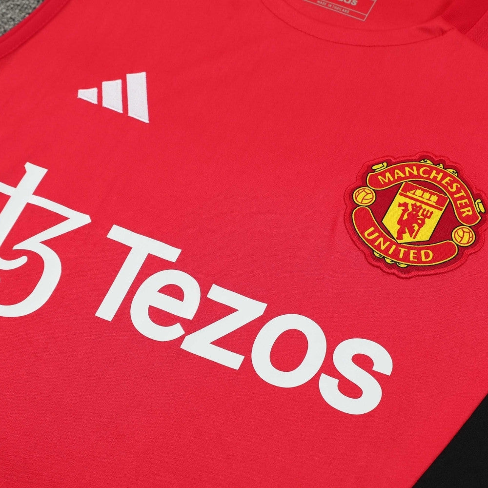 Ensemble Débardeur Manchester United Rouge 24/25
