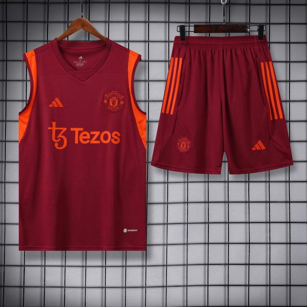 Ensemble Débardeur Manchester United 2nd Rouge 24/25