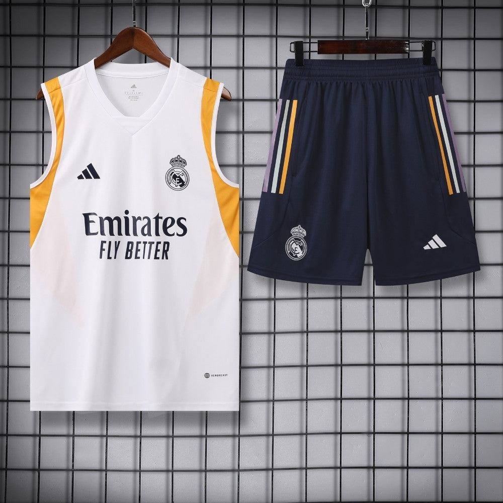 Ensemble Débardeur Real Madrid Blanc 23/24