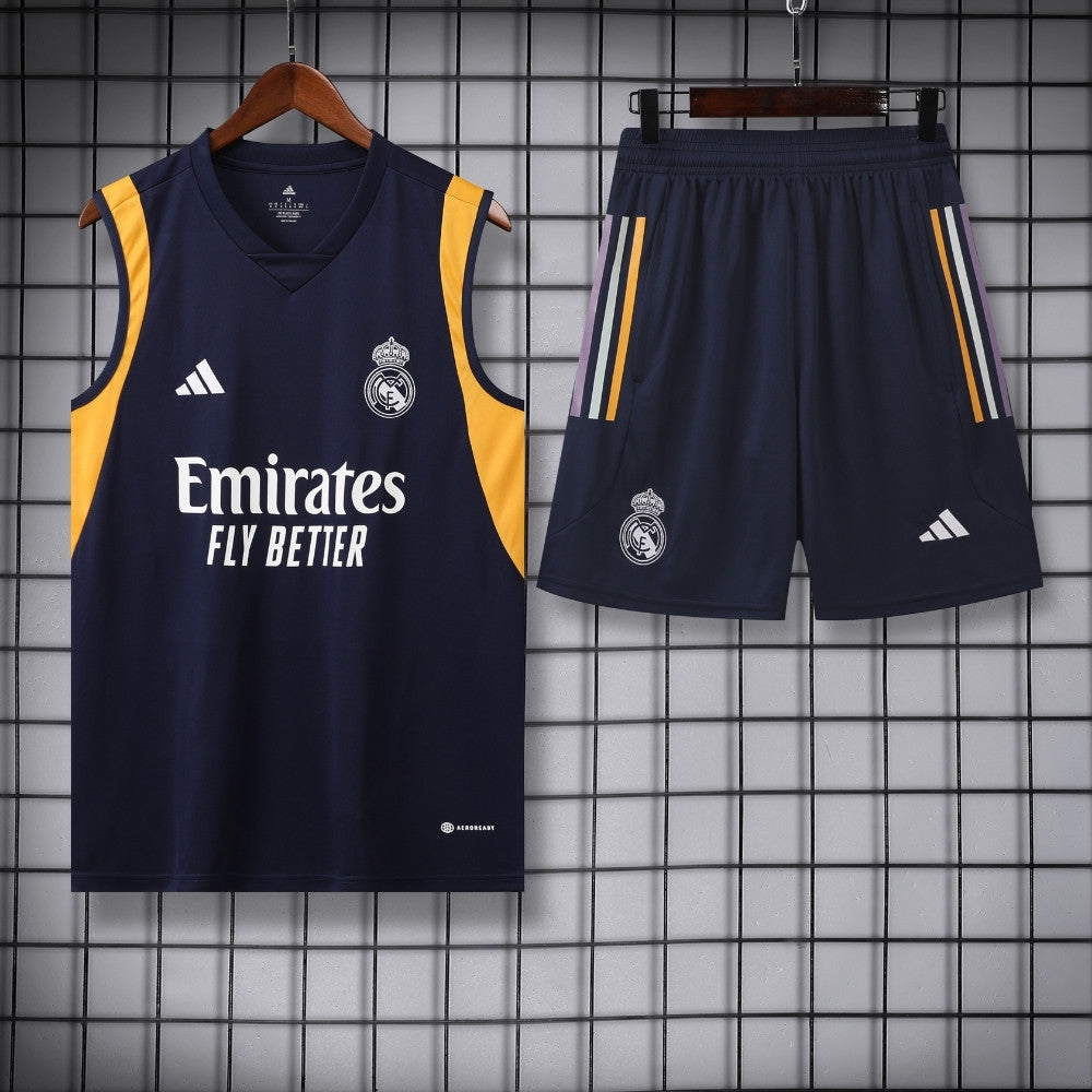 Ensemble Débardeur Real Madrid Bleu 23/24