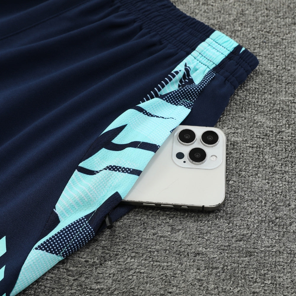 Ensemble Débardeur Real Madrid Bleu Fushia 24/25