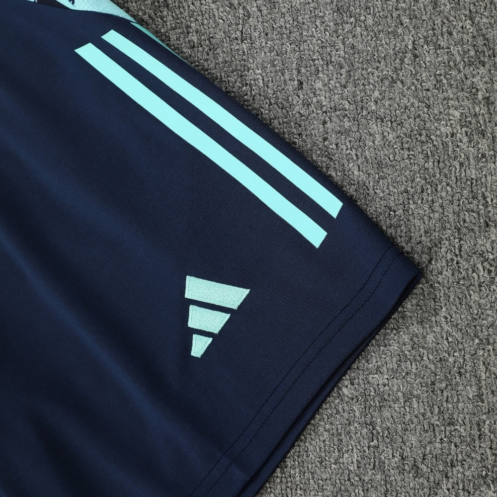 Ensemble Débardeur Real Madrid Bleu Fushia 24/25