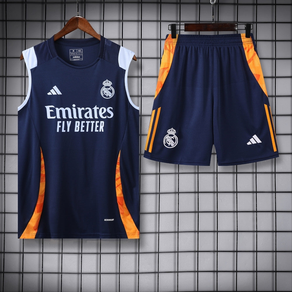 Ensemble Débardeur Real Madrid Bleu & Orange 24/25
