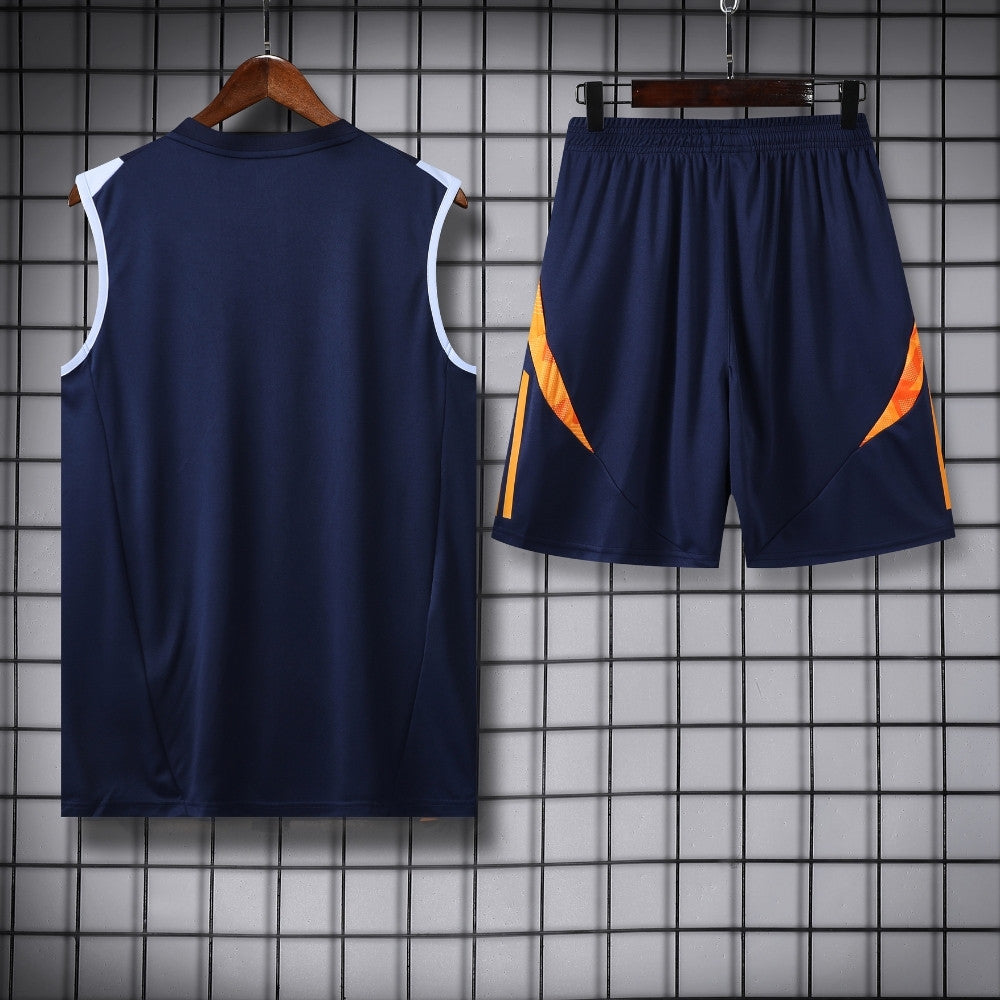 Ensemble Débardeur Real Madrid Bleu & Orange 24/25