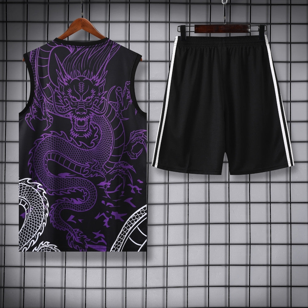 Ensemble Débardeur Real Madrid Concept Dragon Mauve 24/25