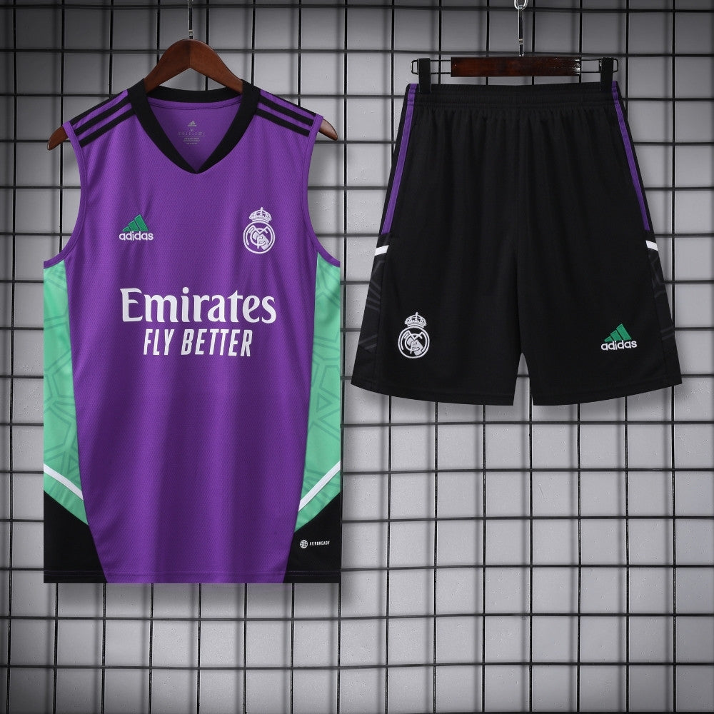 Ensemble Débardeur Real Madrid Mauve 23/24