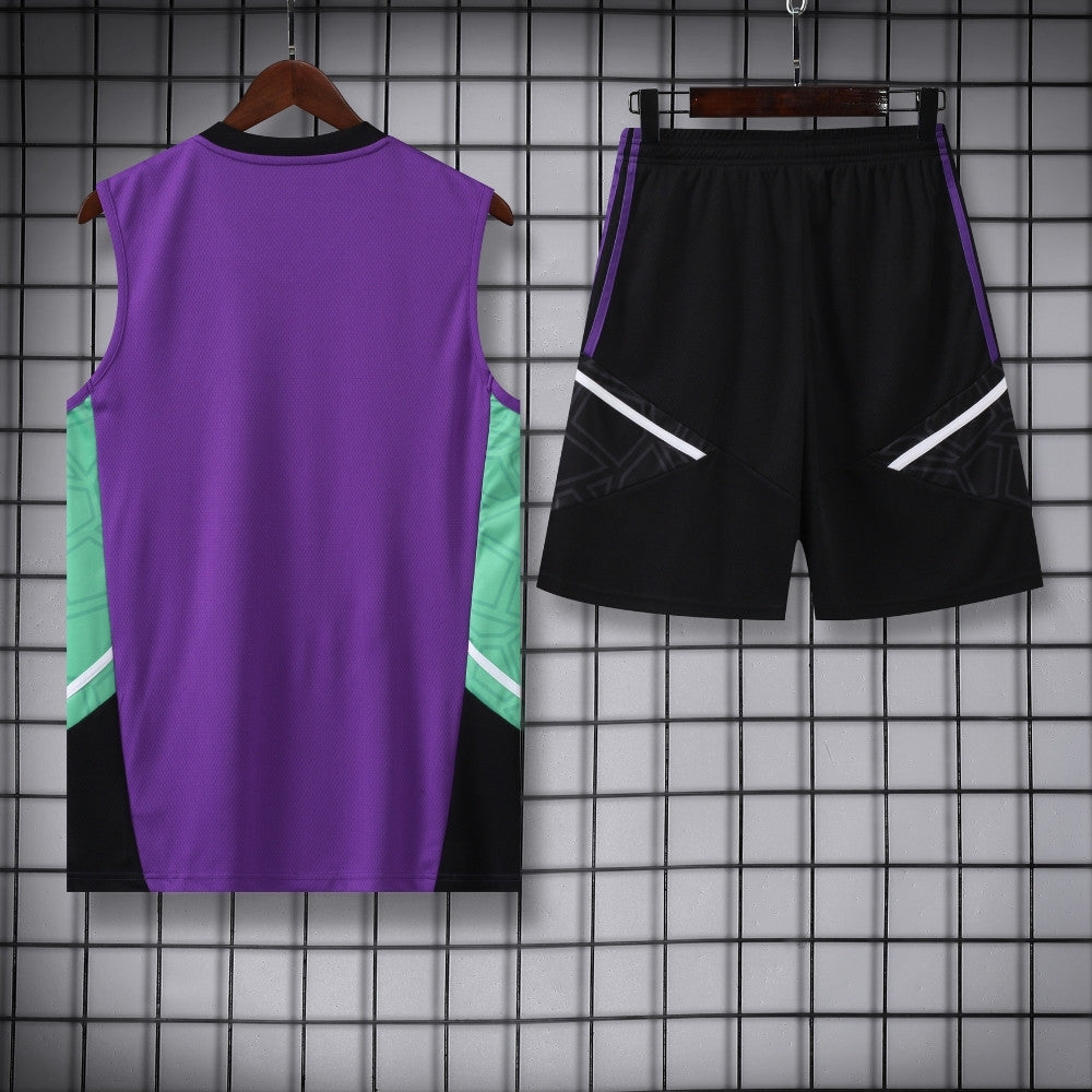 Ensemble Débardeur Real Madrid Mauve 23/24