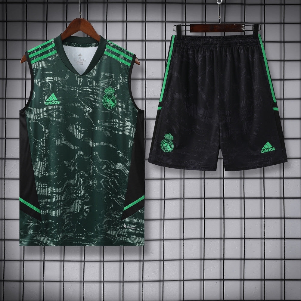 Ensemble Débardeur Real Madrid Vert 23/24