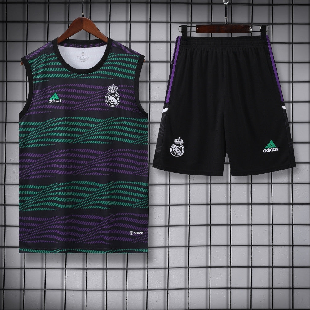 Ensemble Débardeur Real Madrid Vert & Mauve 23/24
