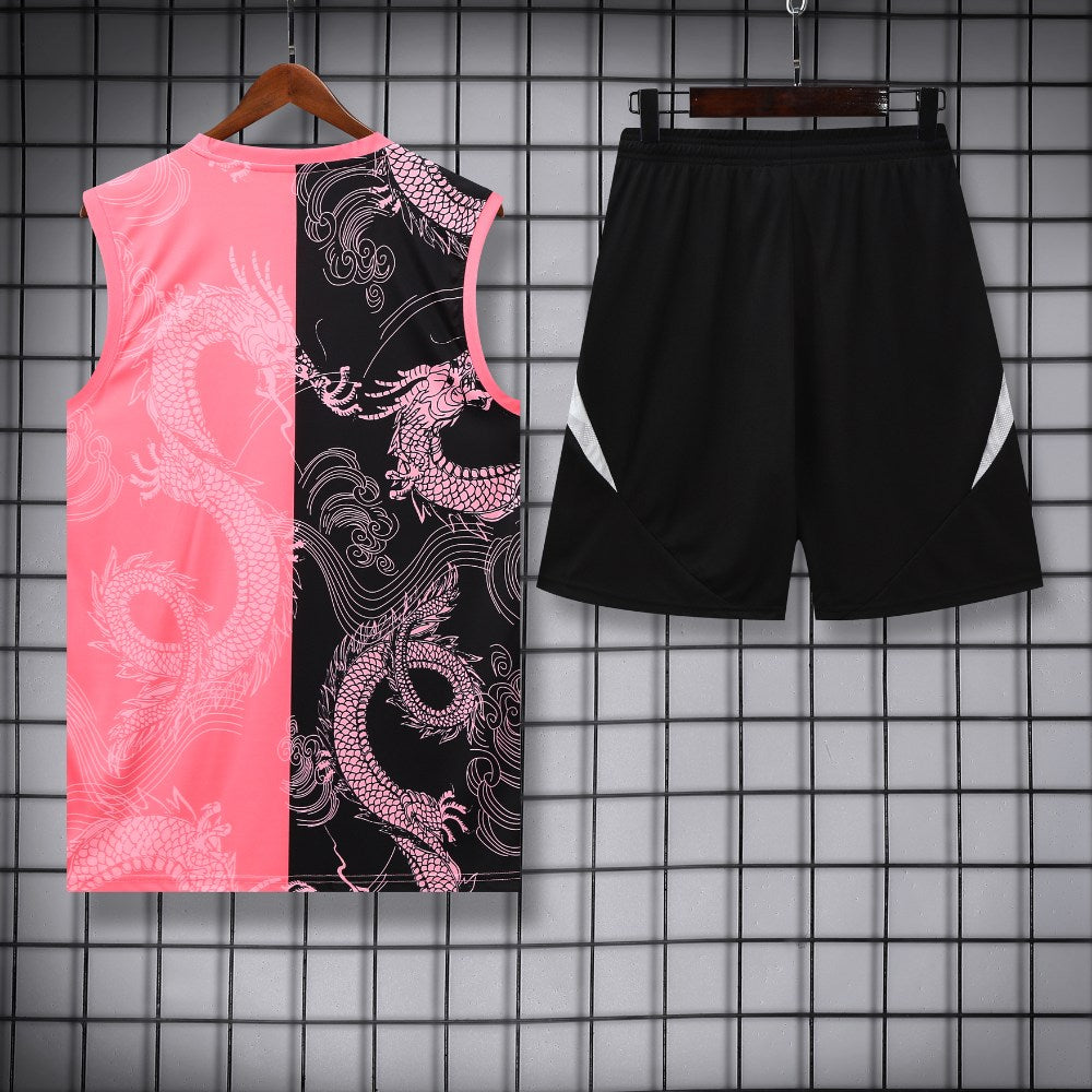 Ensemble Débardeur Real Madrid Concept Pink & Black 25/26