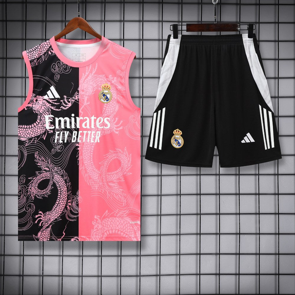 Ensemble Débardeur Real Madrid Concept Pink & Black 25/26