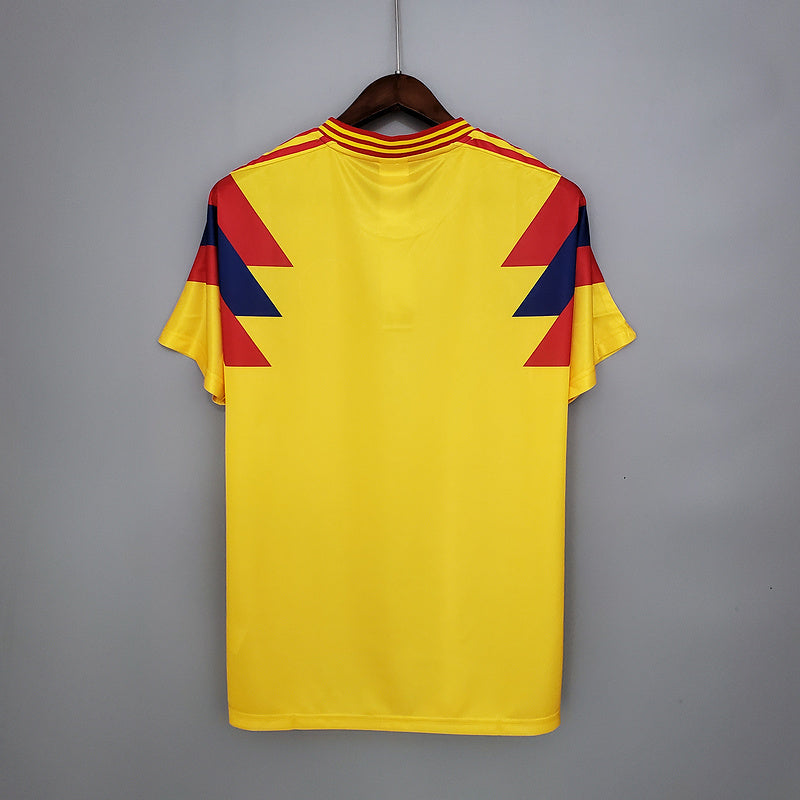 Maillot Colombie 1990 version fan — vue dos