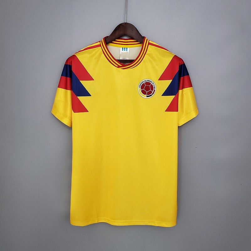 Maillot Colombie 1990 version fan — vue face
