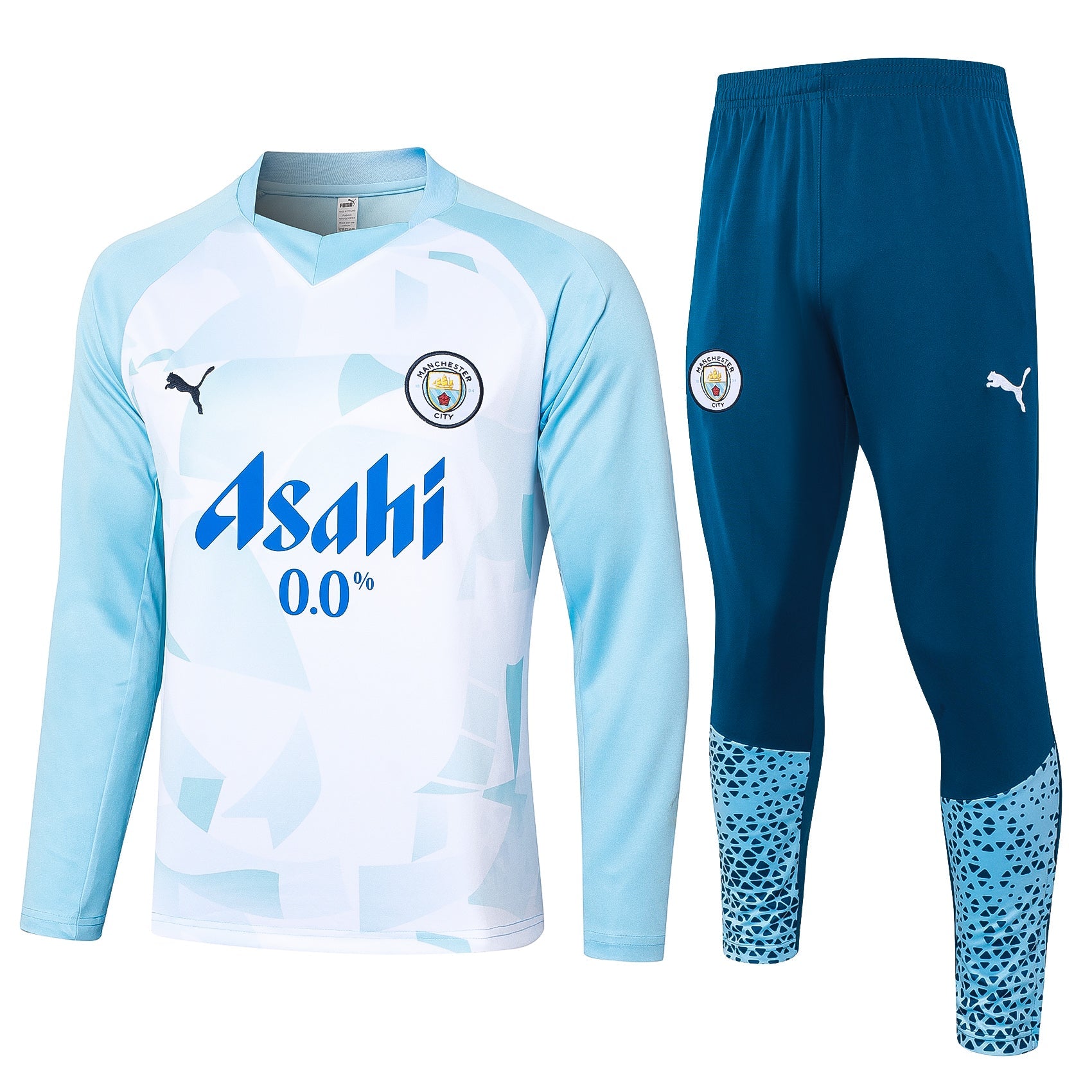 Survet Manchester City Blanc & Bleu Ciel 24/25