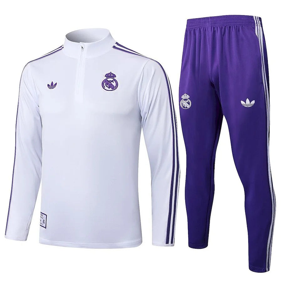 Survet Real Madrid Blanc & Mauve 25/26