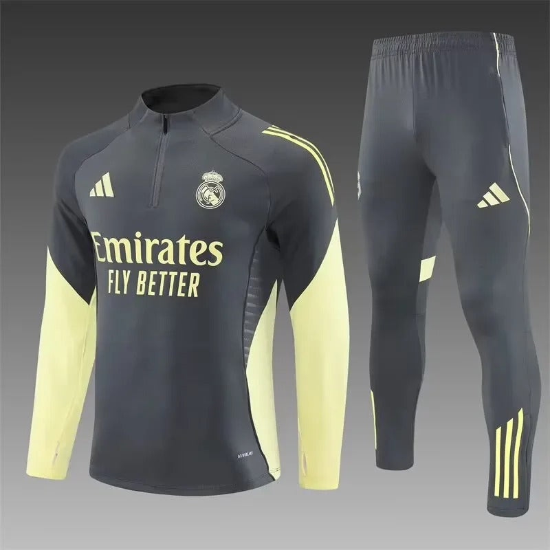 Survet Real Madrid Gris & Jaune 25/26
