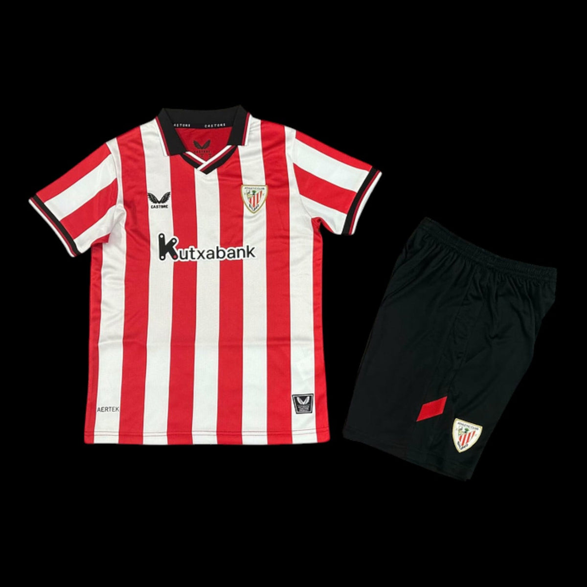 Maillot enfant Athletic Bilbao 25/26 version fan — vue face