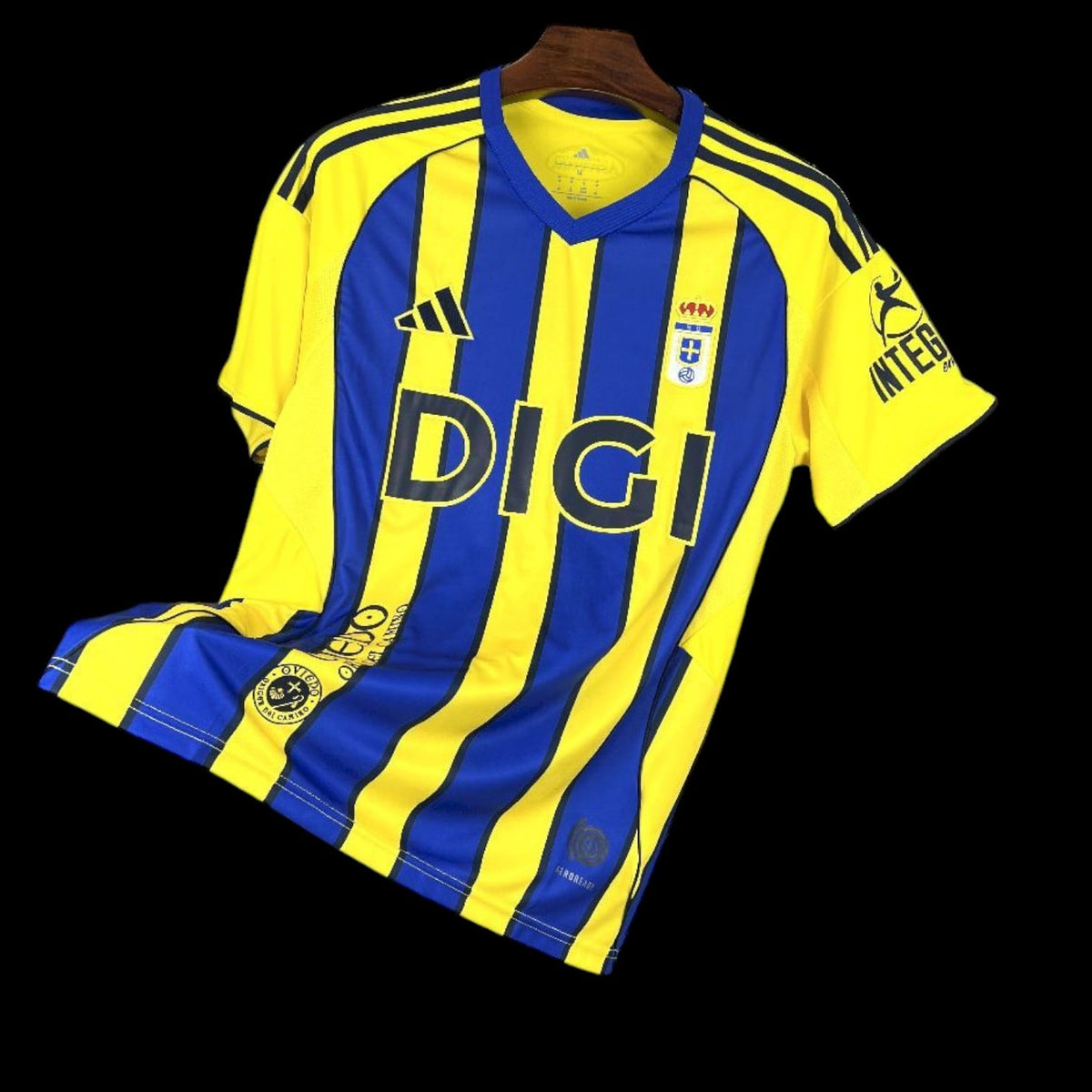 Maillot Real Oviedo 25/26 version fan — vue face