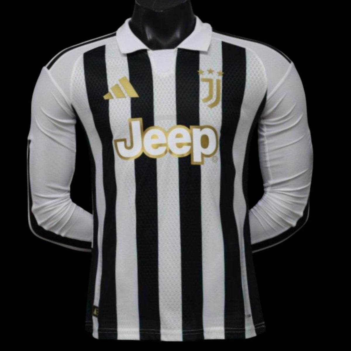 Maillot manches longues Juventus 26/27 version joueur — vue face