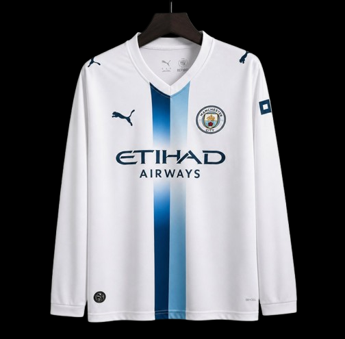 Maillot manches longues Manchester City 26/27 version fan — vue face