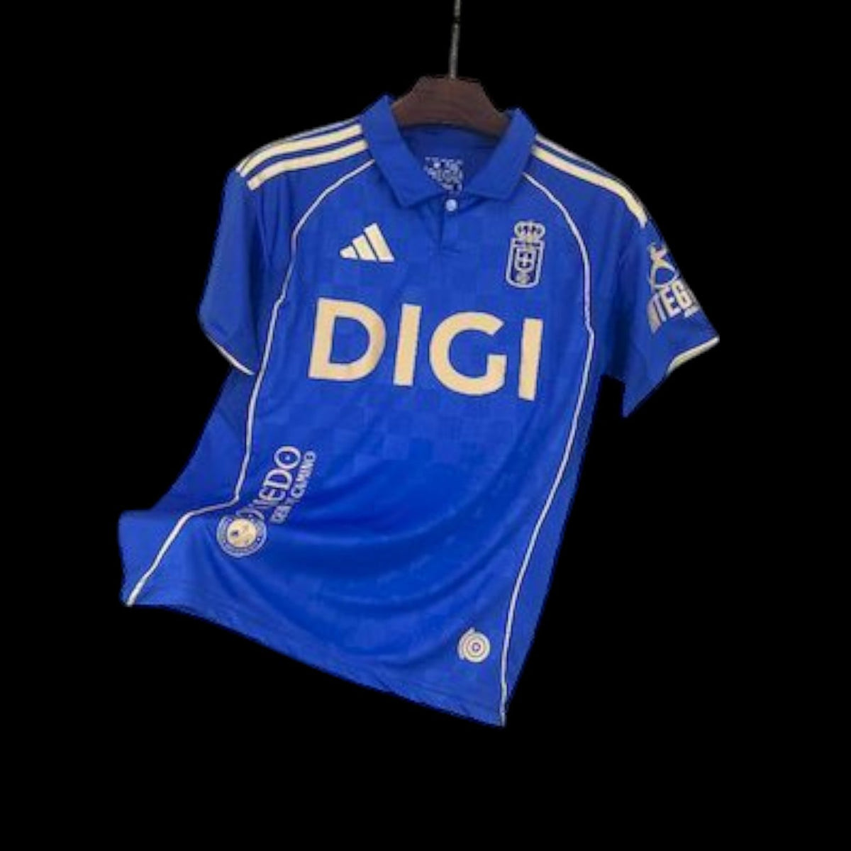 Maillot Real Oviedo 25/26 version fan — vue face