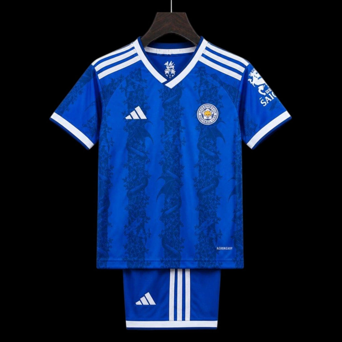 Maillot enfant Kit Enfant Leicester 26/27 version fan — vue face