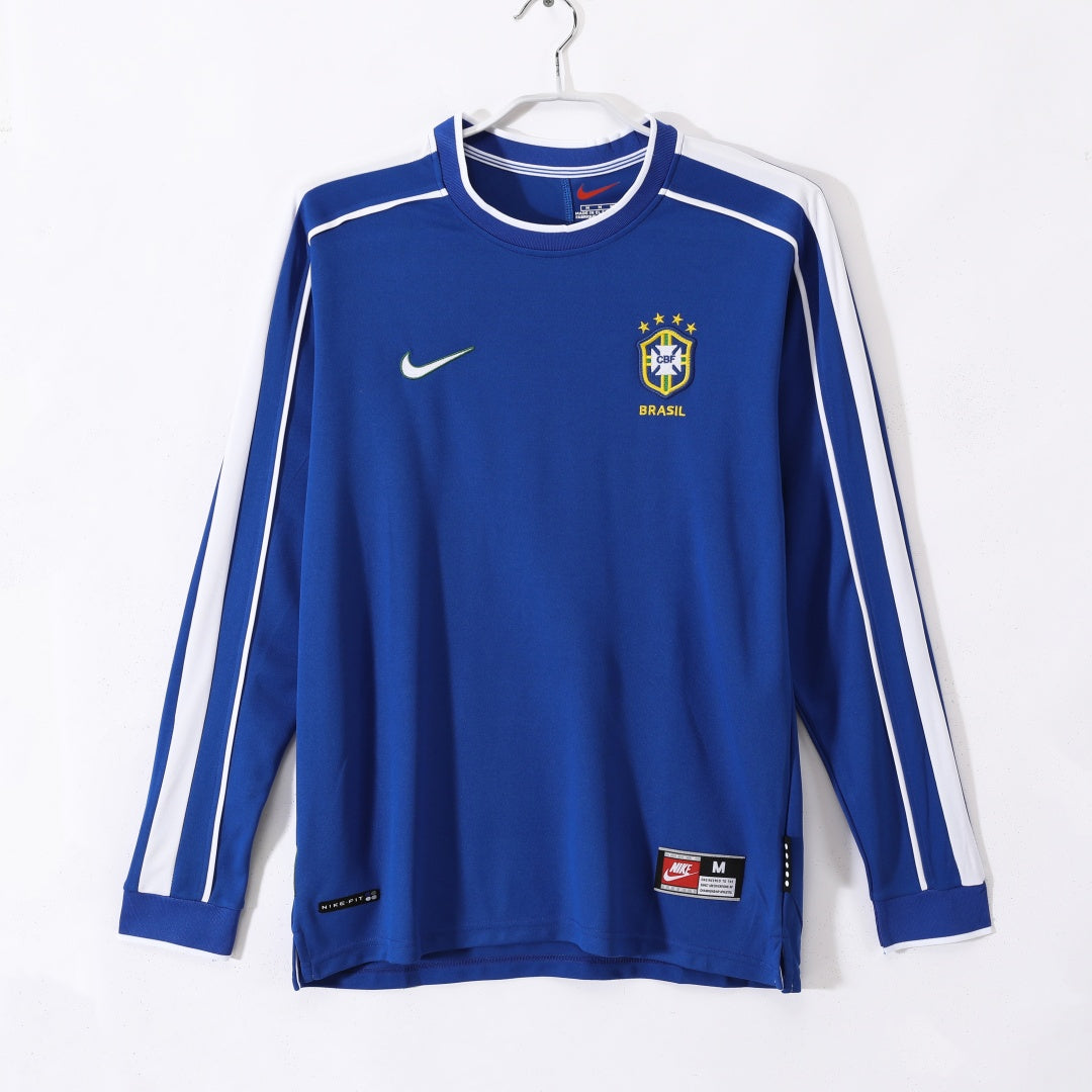 Maillot manches longues Brésil 1998 version fan — vue face